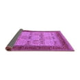 thumbnail image 2 of Ahgly Company Indoor Round Oriental Purple Industrial Area Rugs, 4' Round, 2 of 4
