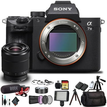 Sony Alpha a7 III Mirrorless Camera with 28-70mm Lens ILCE7M3K/B with Soft Bag Plus Essential Accessories