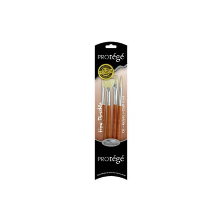 UPC: 0661670906384 | Protege Brush Hog Bristle Set Short Handle 4pc