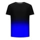 thumbnail image 4 of Mens Casual Pantalones Cortos Raya Impresión Suéter Fitness Deportes Camiseta, Poliéster Cuello Redondo Blusa para Al Aire Libre, Diario Y Primavera Verano Desgaste, 4 of 5