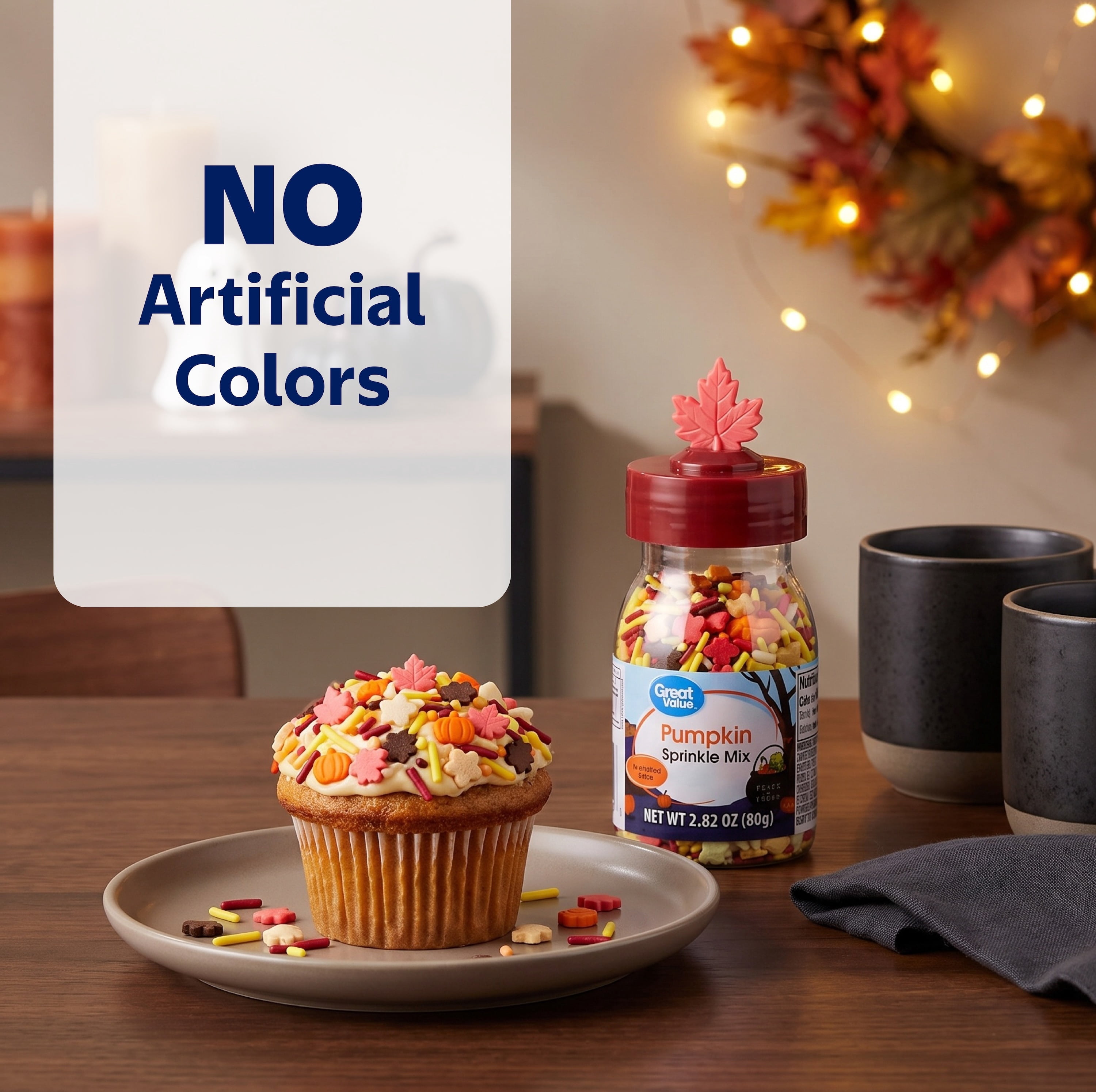 Great Value Pumpkin Decorating Sprinkle Mix, 2.82 oz