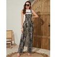 thumbnail image 2 of Camo Overalls for Women Loose Fit Fashion Jumpsuits Straight Leg Pants Bibs Coveralls Hunting Clothes(Tree Camouflage,XL), 2 of 8