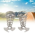 thumbnail image 5 of Tent Rope Tightener, Reusable Fish Bone Shape Wind Proof Deck Tie Down Anchor  For Hiking Silver, 5 of 8