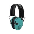 thumbnail image 2 of Walker's Razor Compact Electronic Ear Muff (Teal) Bundle with Hearing Protection Case (2 Items), 2 of 7