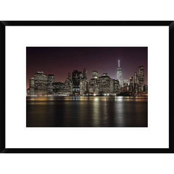 Global Gallery Nicolas Merino 'Nyc Skyline' Framed Wall Art