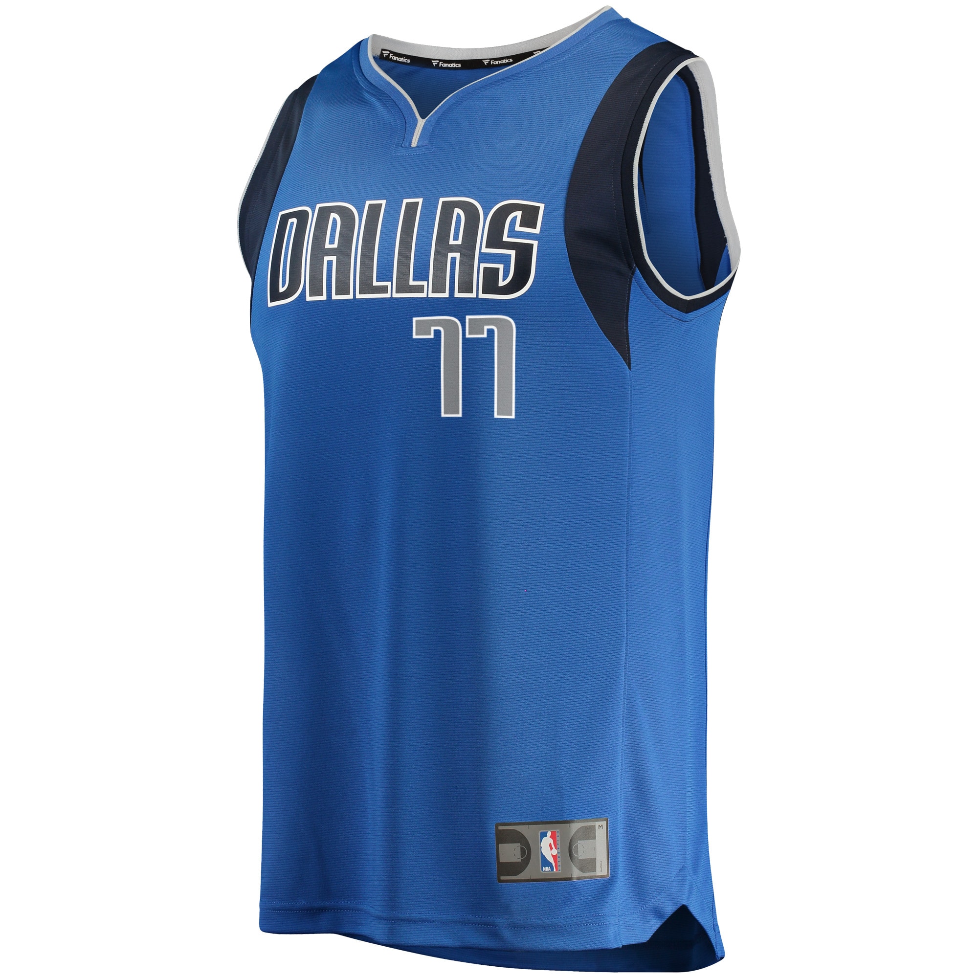 Men's Fanatics Branded Luka Doncic Blue Dallas Mavericks Fast Break Replica Jersey - Icon Edition - image 2 of 6