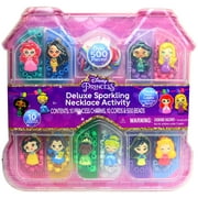 Deluxe Sparkling Necklace Activity Set: Disney Princess - Tara Toy, Create-Design-Wear 10 Charm Necklaces,  Ages 3+
