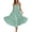 🔥 Green, variant on Sentmoon Graduation Dress Spaghetti Strap Solid Color Plus Size Prom Dress V Neck Sleeveless Loose Fit Pleated Womens Summer Dresses Spring for Running and Training XL