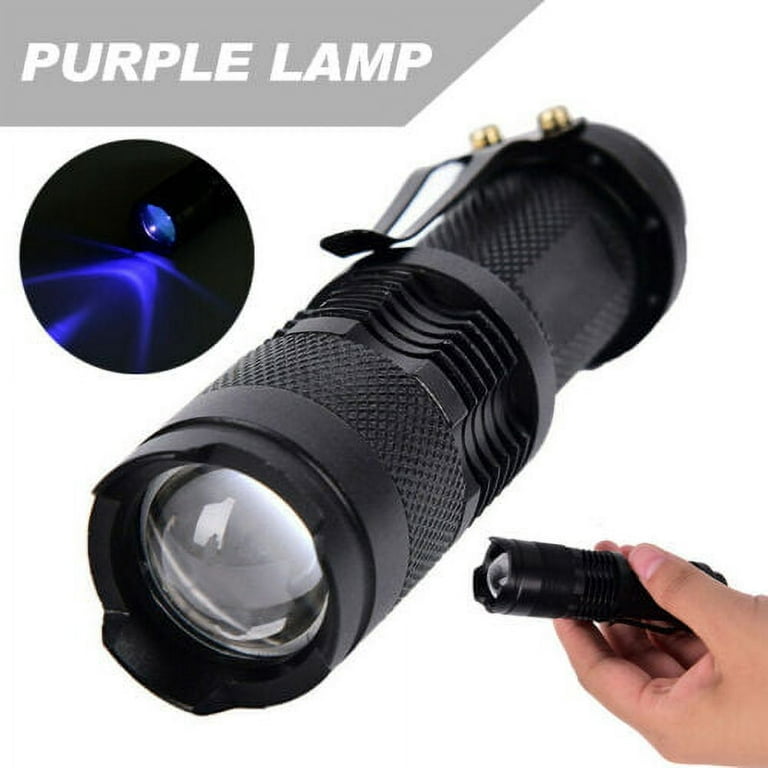 100 LED UV Ultraviolet Blacklight Flashlight Lamp Torch Inspection Light Outdoor