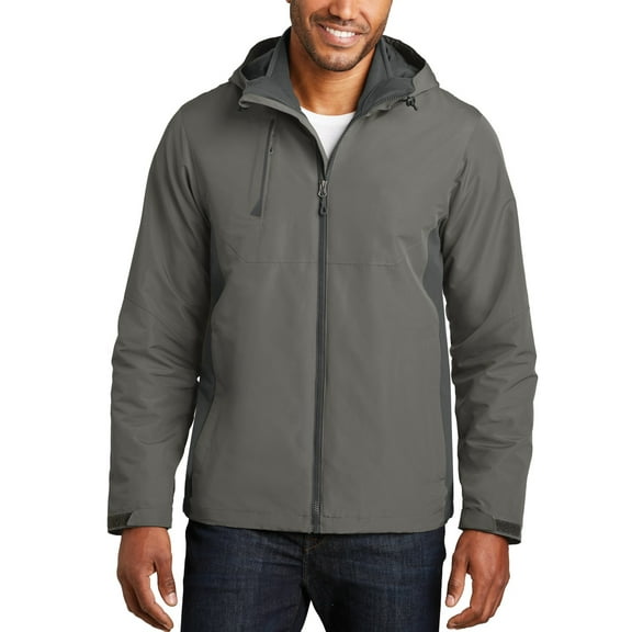JustBlanks 3 in 1 Weather Resistant Jacket with Removable Fleece Liner Adjustable Hood Zip Pockets