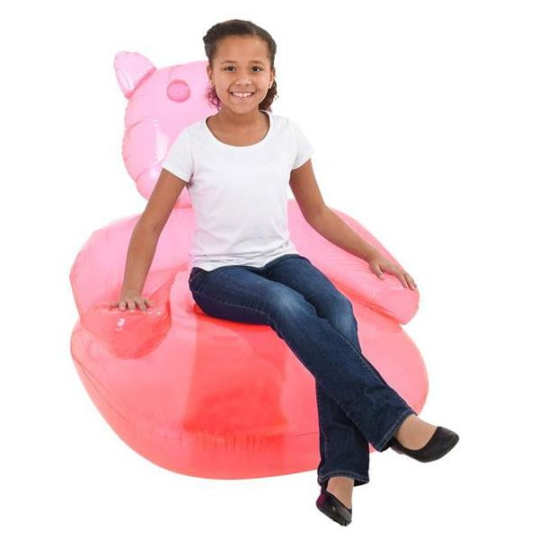 Kids Pink Inflatable Gummy Bear Chair - Walmart.com - Walmart.com