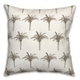 thumbnail image 2 of Creative Products Neutral Palms 18 x 18 Spun Poly Pillow, 2 of 3