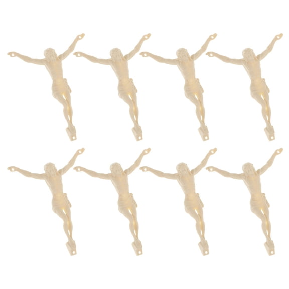 Hemoton 8pcs Jesus Figure Charm Catholic Tiny Mini Jesus Figurines Religious Jesus Decor For Sunday Easter Eggs Stuffers Baptism