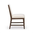 thumbnail image 3 of Plank+Beam Solid Wood Dining Chair, Set of 2 Kitchen Chairs with Cushion, Walnut, 3 of 10