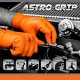 AstroGrip PowderFree Exam Grade Nitrile Disposable Gloves. Size