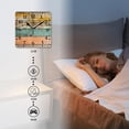 thumbnail image 4 of 10 Inch Wall Clock Battery Operated Silent Clock Decorative for Office, Kitchen, Outdoor, Living RoomWood Plank Wall Multicolor, 4 of 4