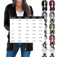 thumbnail image 3 of Women's Cable Knit Cardigan Open Front Button Down Boyfriend Sweater, 3 of 6