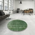 thumbnail image 4 of Ahgly Company Machine Washable Indoor Rectangle Industrial Modern Medium Forest Green Area Rugs, 2' x 4', 4 of 7
