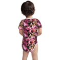 thumbnail image 5 of Daiia Rose Flowers Printed Unisex-Baby Short Sleeve Onesies Bodysuits Baby Climbing Clothes Soft and Comfortable Romper with Expandable Shoulder Design-18 Months, 5 of 8