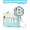 thumbnail image 7 of Soda Candy Bible Cover Case for Women, Large Chenille Letter Bible Bag with Shoulder Strap Bible Carrying Tote Bags for Bible Study Accessories, for Women Lady, 7 of 7