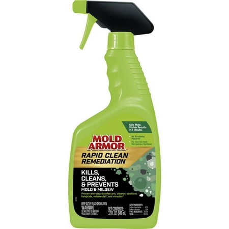 Mold Armor 7007036 32 oz Rapid Clean Remediation Mold & Mildew Remover, Pack of 4