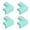 Green, variant on 4Pcs Proof Furniture Corner Protector Anti-collision Self-adhesive Table Desk Right Angle Sharp Edges Corner Guard Safety Bumper