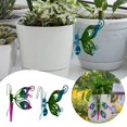 thumbnail image 1 of Decoración Para Macetas Decoración Para Macetas Colgante De Mariposa Colgante Pintado De Metal Y Vidrio Con Pequeños Animales Adorables Decoración Verde En Maceta, 1 of 8