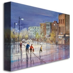 Trademark Art "Summer Showers in Green Bay" Canvas Art by Ryan Radke