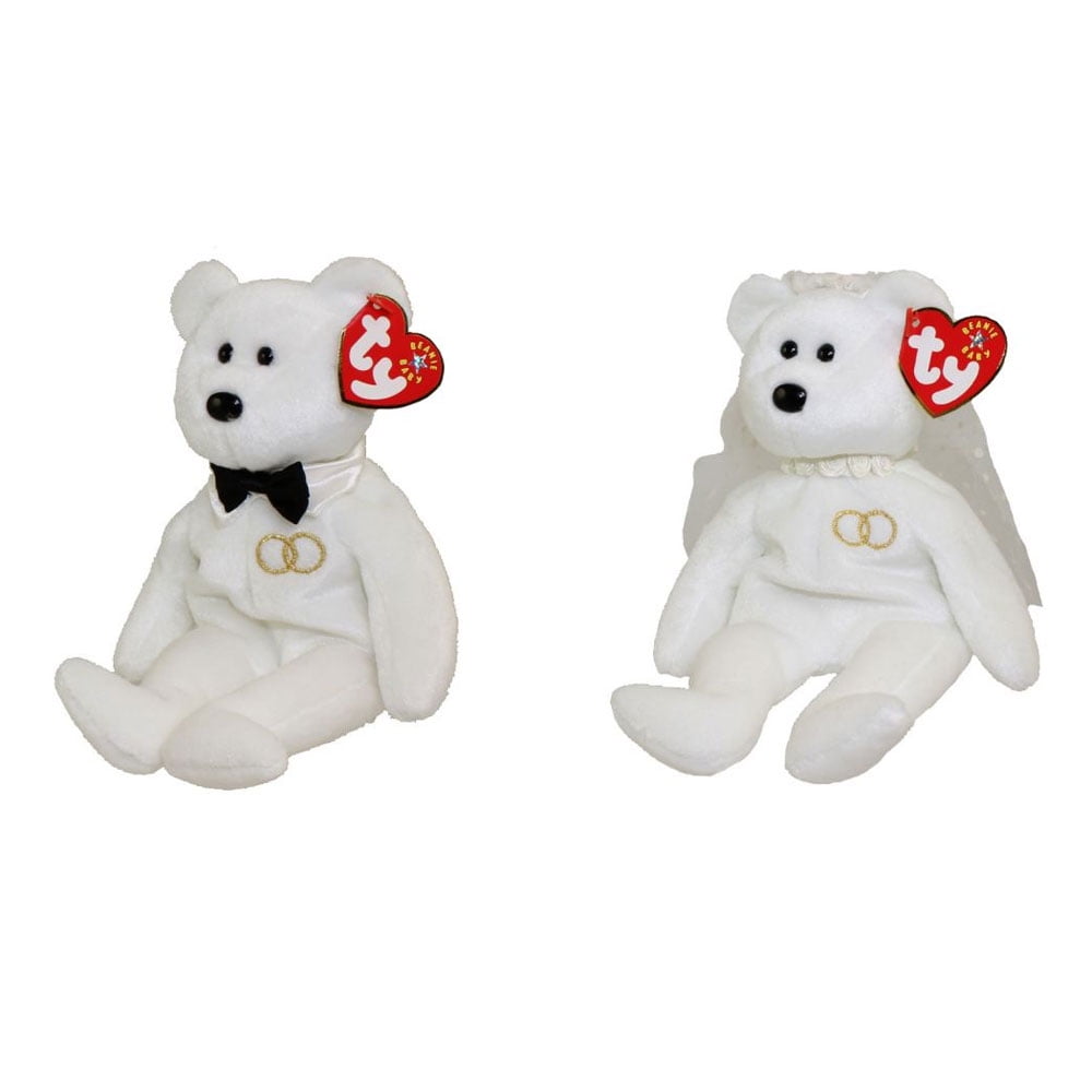 bride and groom beanie babies value