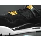 thumbnail image 4 of N I-K-E A i r-Jor-dan IV 4 RETRO OG ROYALTY BLACK WHITE CEMENT GREY GOLD 308497-032 13, 4 of 6