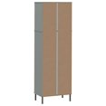 thumbnail image 5 of vidaXL Bookcase with 2 Drawers Grey 60x35x180 cm Solid Wood OSLO, 5 of 5