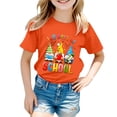 thumbnail image 1 of Xuewenshw T-Shirt à Manches Courtes Imprimé Décontracté pour Garçon et Fille, Col Rond, Ample, Taille 6god, 1 of 4
