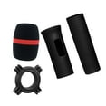 thumbnail image 2 of Funda de protección para micrófono de mano inalámbrico, cubierta para mango de micrófono, accesorios de tamaño Universal que evitan colisiones para es Negro, 2 of 8