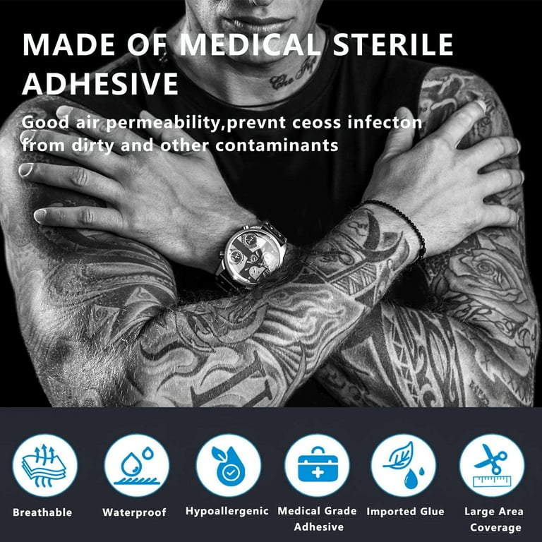 Cuque Film de protection transparent pour tatouage Tatouage Postcare  Bandage Imperméable Respirant Flexible Transparent Stretch - Cdiscount Au  quotidien