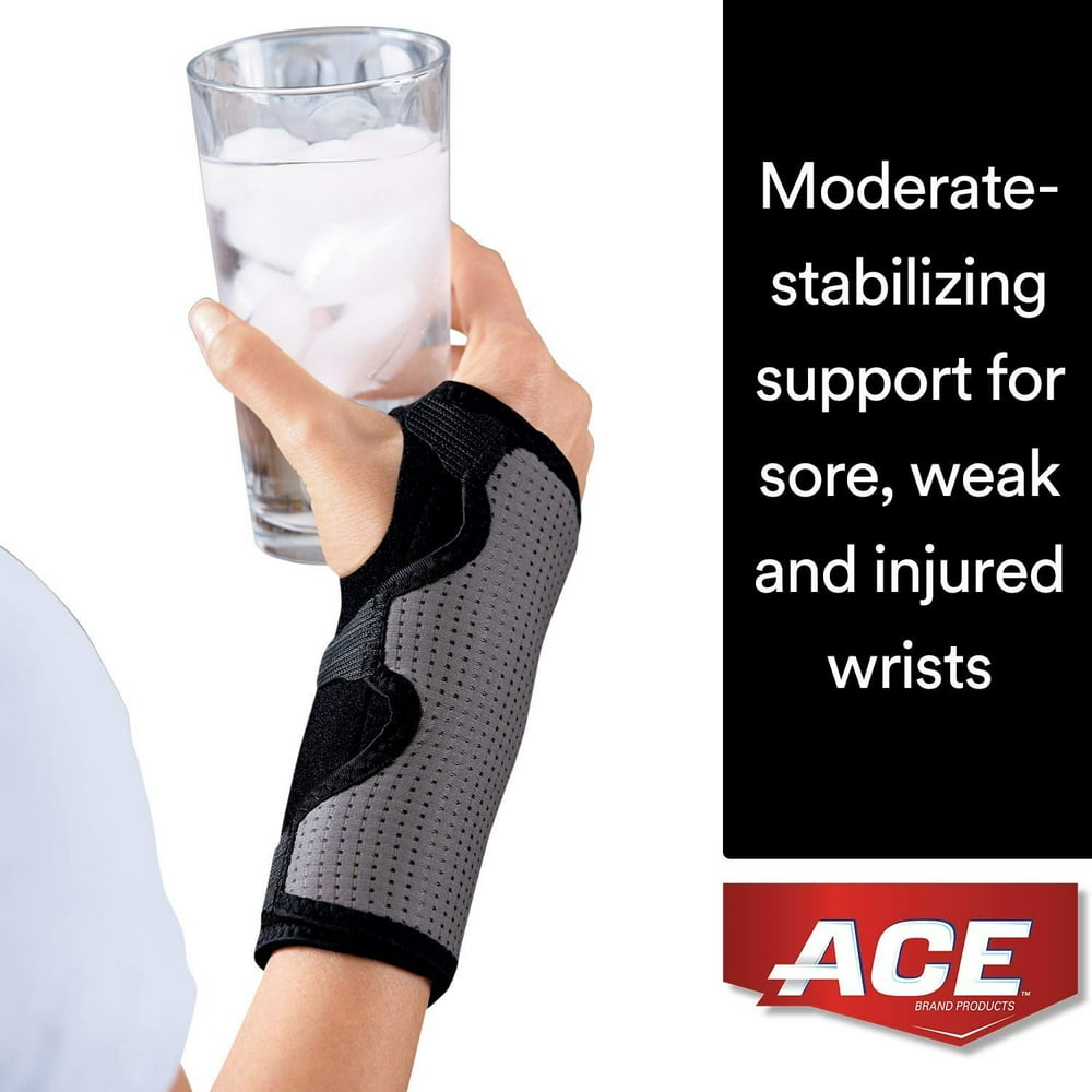 ACE Splint Wrist Brace, Reversible, One Size Adjustable