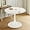 White, variant on SoarFlash White Round Dining Table, 31.5" Tulip Kitchen Dining Table 2-4 People, Mid-Century Leisure Coffee Office Living Room Table