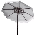 thumbnail image 6 of SAFAVIEH Outdoor Collection Zimmerman 9-Foot Double Top Market Umbrella White, 6 of 6