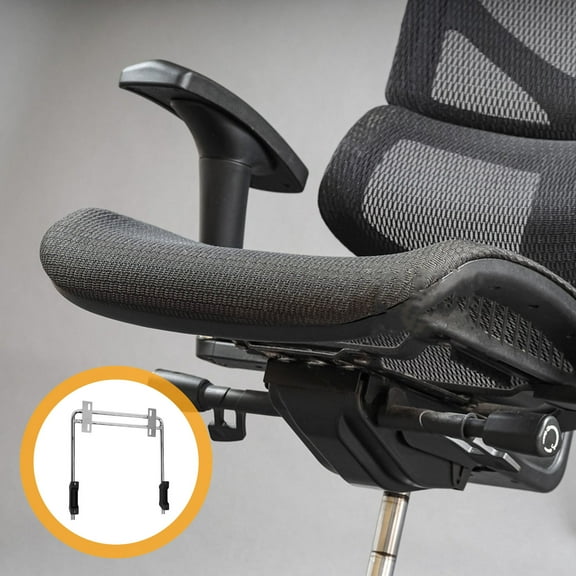 MLINS Footrest for Gaming Chair Attachment Office Travel Silver