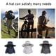 thumbnail image 2 of Soidarity Sombrero plegable de verano a prueba de sol con protector facial Tapa protectora extraíble Protector facial a prueba de polvo Escalada al aire Mochilas de mochilero Azul oscuro Soidarity OD022465-02, 2 of 6