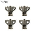 thumbnail image 1 of Lefu 4 pcs Creative Antique Corner Protector Box Wood Case Decorative Feet Leg Corner, 1 of 9