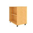 thumbnail image 5 of Tot Mate Open Double Sided 2 Tier Mobile Toy Shelf, Classroom Furniture, Maple, 36"W x 23"D x 36"H, 5 of 5