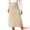 Apricot, variant on DARING DIVA Women's Sweater A Line Elastic High Waist Stretchy Midi Skirt XL Apricot