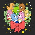 thumbnail image 2 of Toddler's Care Bears Christmas Holly Wreath Bears  Graphic Tee Black 4T, 2 of 3