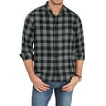 thumbnail image 4 of Iceglad Mens Flannel Plaid Shirts Long Sleeve Button Down Shirt Casual Shirts Work Shirts for Men, 4 of 9