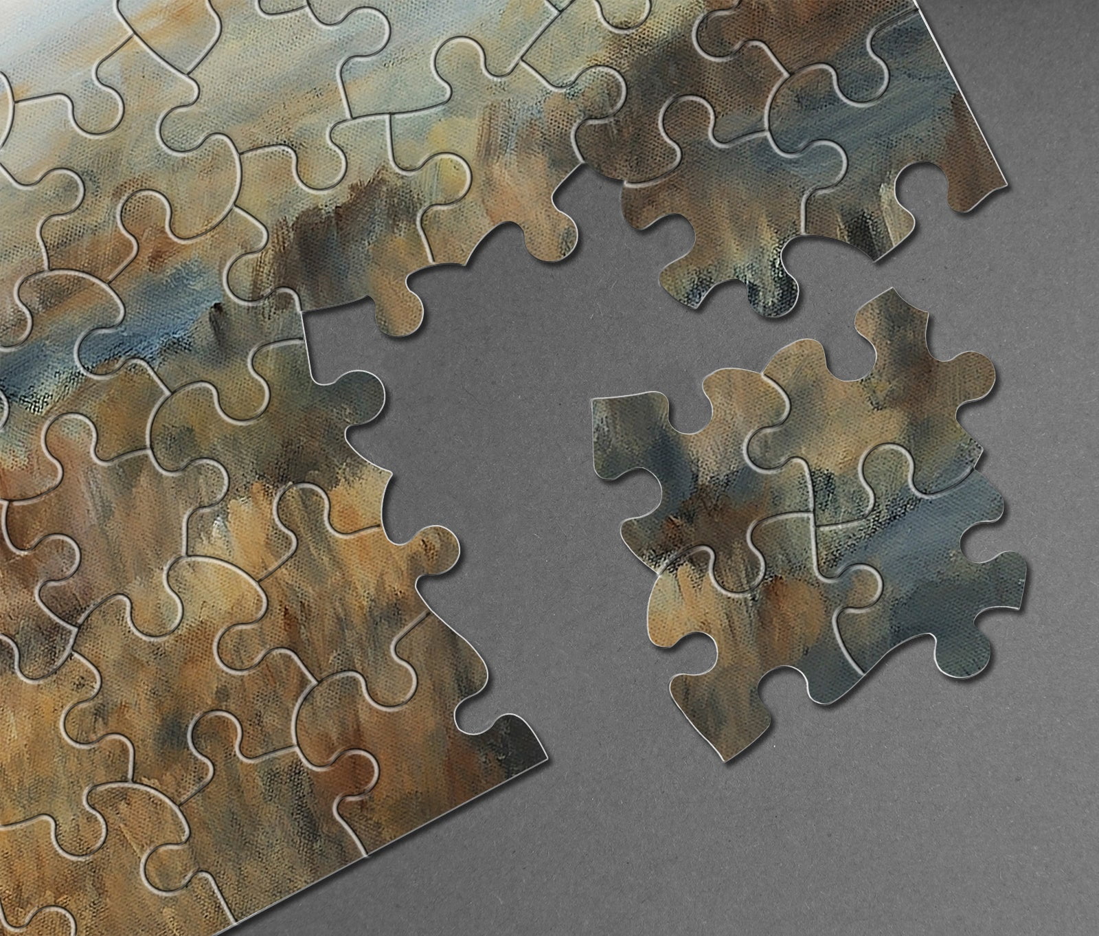 500 Piece Jigsaw Puzzle, 16x20 Inches, RAMBLIN' ON Artwork by Kathy Winkler