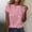 Pink#2, variant on Plus Size Tops for Women,Womens Summer Short Sleeve Tunic Tops,Women's Casual Sparkling Crystal Printed Round Neck Short Sleeved Top