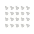 thumbnail image 2 of Minnieouse Pendientes de plástico transparente para mantenimiento de agujeros hipoalergénicos a la moda de 20 piezas Ropa, zapatos y accesorios Miscelánea 20 uds/tuerca transparente Minnieouse AP018187-04, 2 of 6