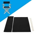 thumbnail image 5 of Stool Protection for Outdoor Director Chairs, Machine Washable, with Seat Chair Covers for Make Up Chair Black, 5 of 8