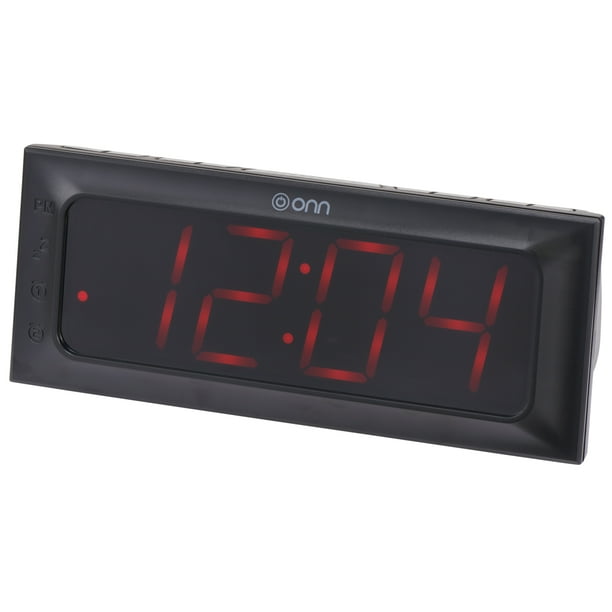 Onn Am Fm Digital Clock Radio Walmart Com Walmart Com
