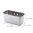 thumbnail image 2 of NUOLUX Stainless Steel Sink Draining Storage Basket Storage Rack with Suction Cup, 2 of 6